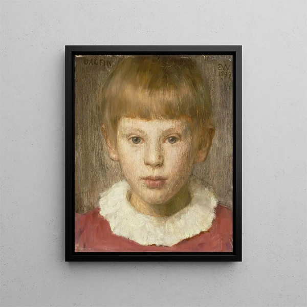 Dagfin le fils de l'artiste - Erik Werenskiold — kehystetty taideteos seinällä