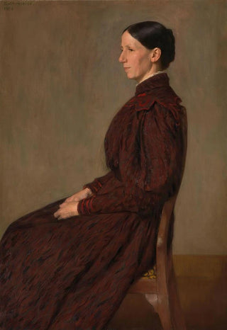 Erik Werenskiold - Portrait of Mrs Anna Dick.webp