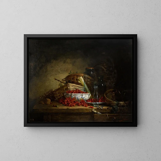 Ernest Eugne Lefebvre - A still life with cherries.webp