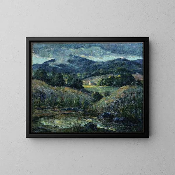 Välitön myrsky - Ernest Lawson — kehystetty taideteos seinällä