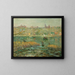 Rivière Harlem - Ernest Lawson — kehystetty taideteos seinällä