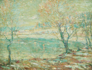 Ernest Lawson - Inwood on the Hudson In the Snow.webp