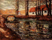 jokimaisemasta - Ernest Lawson — näkymä teoksesta