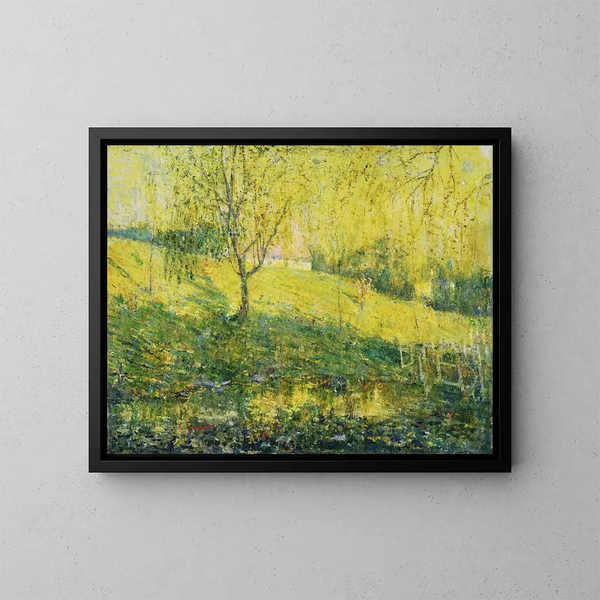 Printemps - Ernest Lawson — kehystetty taideteos seinällä