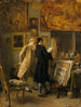 Taiteilija näyttää työtään - Ernest Meissonier — näkymä teoksesta