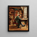 The Bibliophile - Ernest Meissonier — kehystetty taideteos seinällä