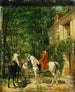L'Auberge du Bord de la Route - Ernest Meissonier — näkymä teoksesta