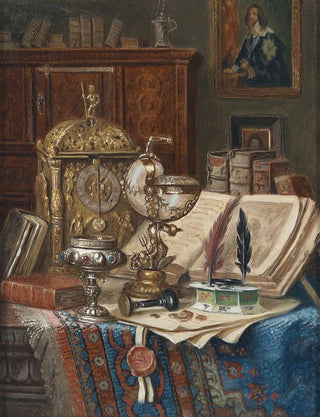 Ernst Czernotzky - Stillleben Mit Muschelpokal.webp