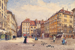 Ernst Graner - Der Judenplatz In Wien.webp