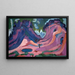 Amselfluh-maalaus - Ernst Ludwig Kirchner — kehystetty taideteos seinällä