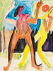 Pariskunta pelaamassa palloa - Ernst Ludwig Kirchner — näkymä teoksesta