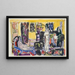 Bohème moderni maalaus - Ernst Ludwig Kirchner — kehystetty taideteos seinällä