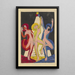 Väritanssi - Ernst Ludwig Kirchner — kehystetty taideteos seinällä