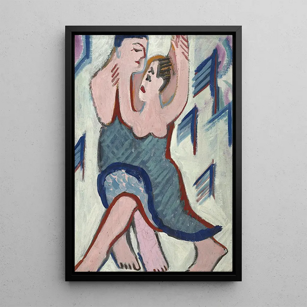 Ernst Ludwig Kirchner - Dancing Couple in the Snow reverse.webp