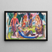 Perhemaalaus preerialla - Ernst Ludwig Kirchner — kehystetty taideteos seinällä