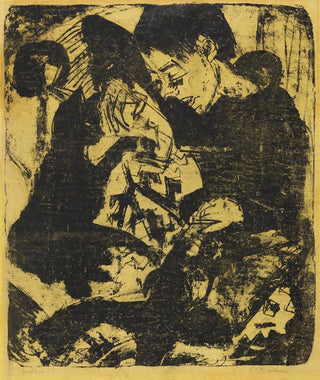 Poika kissan kanssa - Ernst Ludwig Kirchner — näkymä teoksesta
