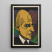 Dr Bauerin pää - Ernst Ludwig Kirchner — kehystetty taideteos seinällä