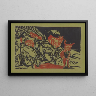 Ernst Ludwig Kirchner - Kuhherde mit einem Hirten.webp