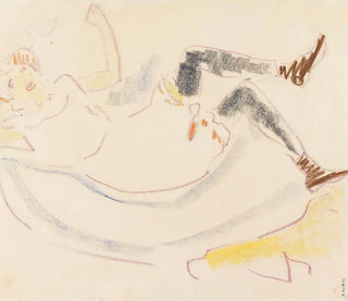 Ernst Ludwig Kirchner - Liegendes Mdchen.webp