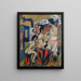 Nus in studio - Ernst Ludwig Kirchner — kehystetty taideteos seinällä