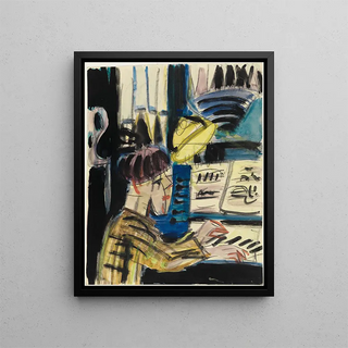 Ernst Ludwig Kirchner - Orgelspieler.webp