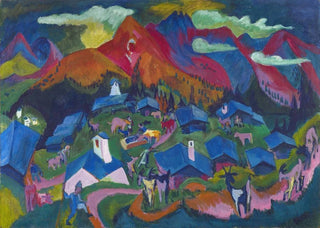 Eläinten paluu - Ernst Ludwig Kirchner — näkymä teoksesta