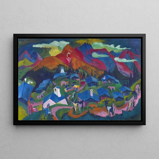 Eläinten paluu - Ernst Ludwig Kirchner — kehystetty taideteos seinällä