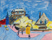 Näkymä kadulta Dresdenissä - Ernst Ludwig Kirchner — näkymä teoksesta