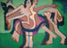 Tanssiryhmä - Ernst Ludwig Kirchner — näkymä teoksesta