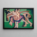 Tanssiryhmä - Ernst Ludwig Kirchner — kehystetty taideteos seinällä