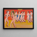 Wigmanin tanssikoulun maalaus - Ernst Ludwig Kirchner — kehystetty taideteos seinällä