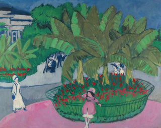 Ernst Ludwig Kirchner - The Bosquet Albertplatz In Dresden.webp