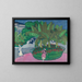 Le bosquet d'Albertplatz à Dresde - Ernst Ludwig Kirchner — kehystetty taideteos seinällä