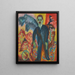 L sairaanhoitaja - Ernst Ludwig Kirchner — kehystetty taideteos seinällä