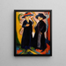 Kaksi naista - Ernst Ludwig Kirchner — kehystetty taideteos seinällä