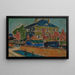 Villa maalaus Dresdenissä - Ernst Ludwig Kirchner — kehystetty taideteos seinällä