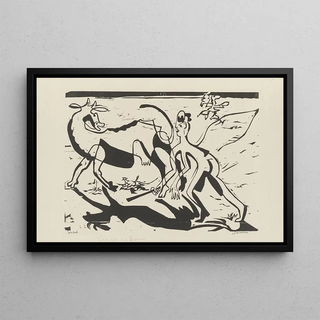 Ernst Ludwig Kirchner - Wilde Kuh und Hirt.webp