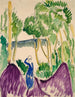 Nainen dyneillä Fehmarnin rannoilla - Ernst Ludwig Kirchner — näkymä teoksesta
