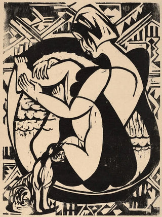 Nainen kylpyammeessa - Ernst Ludwig Kirchner — näkymä teoksesta