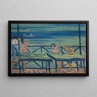 Ernst Schiess - Fishermans Inn at the Seaside.webp