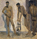 Trois hommes nus noirs - Ernst Schiess — näkymä teoksesta
