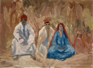 Ernst Schiess - Vier hockende Beduinen.webp