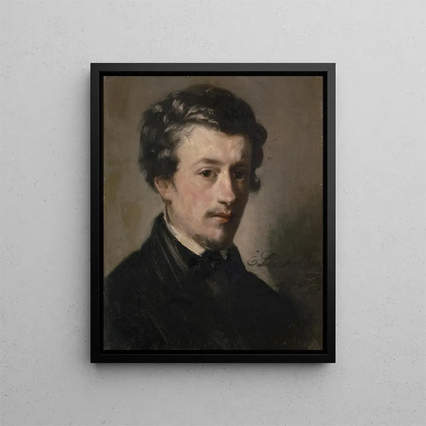 Daniel Ostermannin 1830-1853 - Ernst Stückelberg — kehystetty taideteos seinällä
