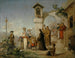 Study for the Sainte Marie Day - Ernst Stückelberg — näkymä teoksesta