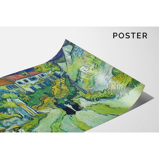 Escalier à Auvers - Vincent van Gogh | Reproduction Tableau Décoration murale affiche copie