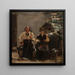 Esquisse pour Le Quatuor - William Turner Dannat — kehystetty taideteos seinällä