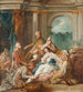 Esther kylpyhuoneessaan - Jean-François de Troy — näkymä teoksesta