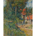 Maalauksen jäljennös Talli lähellä Dieppe II - Paul Gauguin