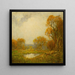 Syksyinen lammikko - Julian Onderdonk — kehystetty taideteos seinällä