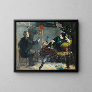EtienneFranoisEugne Lecoindre - Posing For The Artist.webp